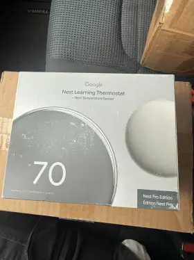93575-03850 Google Nest Learning Thermostat Pro 4th Gen With Temperature Sensor