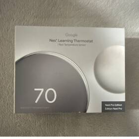 Google 93576-03856 Nest Learning Thermostat Pro Edition Wi-fi Programmable Temp Sensor