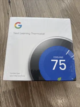 A0013 Google A0014 Nest Learning Smart Thermostat 3rd Gen Stainless Steel