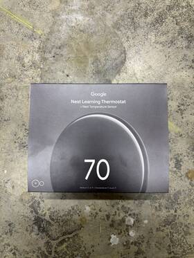 Google B0895 Nest Learning Thermostat Temperature Sensor Black