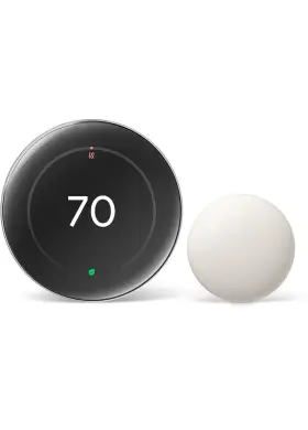 Ce911542 Google Nest Learning Thermostat With Temperature Sensor 4th Gen 2024 New