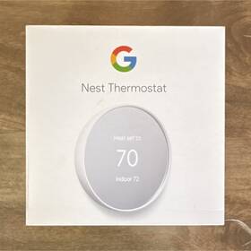 Google G2cvz Nest Thermostat Wireless Wi-fi App Control White With Trim Kit