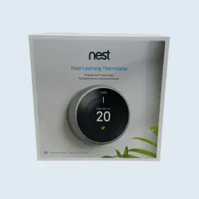 G54ak Google Nest Learning Thermostat Polished Obsidian With 2 Temperature Sensors