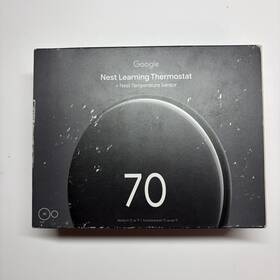 Google Ga05134-us Nest Learning Thermostat 4th Polished Obsidian Temperature Sensor