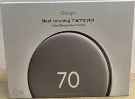 Google Ga05531-us Nest Learning Thermostat 4rd Gen Temperature Sensor Polished Silver