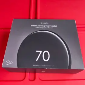 Ga6k1 Google Nest Learning Thermostat 4th Generation Brand New With Temperature Sensor