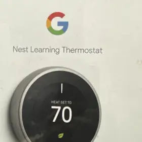 H5g2vc51m Google Nest Learning Thermostat Stainless Steel Wi-fi App Control