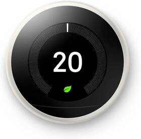 Google Inc T3017us-b Nest Learning Thermostat Smart Easy Temperature Control For Every Room -white