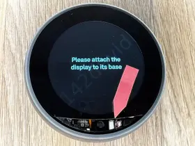 077-00078-sf-ra Google Nest Thermostat 3rd Gen Display Pn 077-0078-sf-ra -for Parts Not Working
