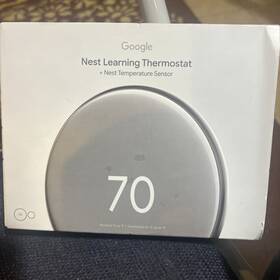 Google Nest 1011695216 Learning Thermostat 4th Gen With Temperature Sensor 2nd