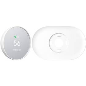 Google Nest 886389188412 Smart Thermostat With Bonus Trim Kit Snow