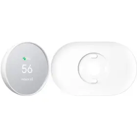 Google Nest 886389188412 Smart Thermostat With Bonus Trim Kit Snow