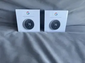 Aa0013 Google Nest 2 Pcs Learning Thermostat - 3rd Gen Programmable Smart