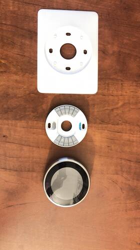 Google Nest E5v43v Smart Learning Thermostat - Stainless Steel