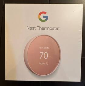 Google Nest G4cvx Smart Thermostat Model G4cvz - Sand Color New Factory Sealed