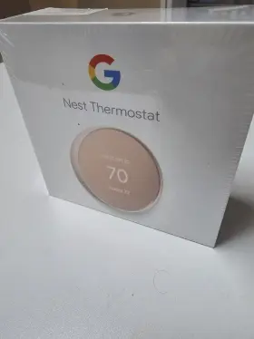 Ga02082-us Google Nest G4cvz Thermostat Smart Wifi Programmable Sand Rose Pink