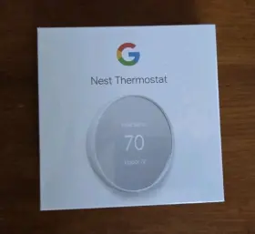 G952-02540-01 Google Nest Smart Wifi Thermostat Snow Shrinkwrapped