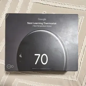 Ga01911-us Google Nest Learning Thermostat 4th Gen Wi-fi Matter Temperature Sensor