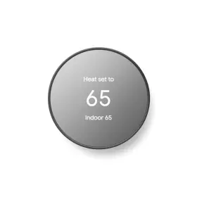 Ga02181-us Google Nest Programmable Smart Wi-fi Thermostat - Charcoal