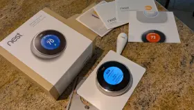 T100578 Google Nest Learning Thermostat 2nd Gen With Manual Hardware