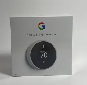 X001n6acrr Google Nest Learning Thermostat A0013 White 3rd Gen Works With Alexa New Sealed