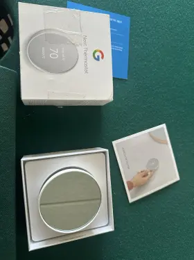 Xk1ss Google Nest Thermostat Gray Programmable Wi-fi App Control Home