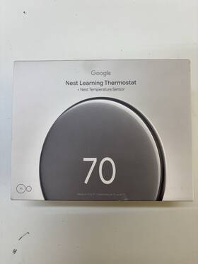Google Sjk-ga05551-us Nest Learning Thermostat Temperature Sensor Black