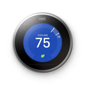 T3007es.nest Google Nest Learning Thermostat 3rd Generation Stainless Steel Used