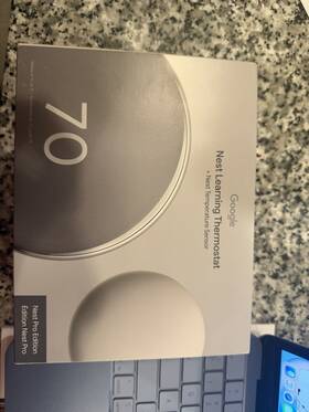 Google T53975us Nest Learning Thermostat 4th Gen Silver Wi-fi With Temp Sensor Smart Home