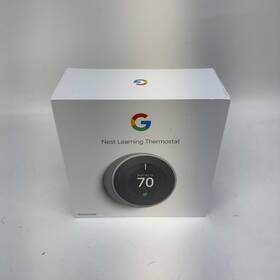 Google X003exmvy9 New Nest 3rd Gen Smart Learning Thermostat Stainless Steel