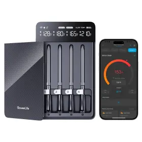 H5194 Goveelife Digital Meat Thermometer Wireless With 4 Probes Wifi Bluetooth Foo