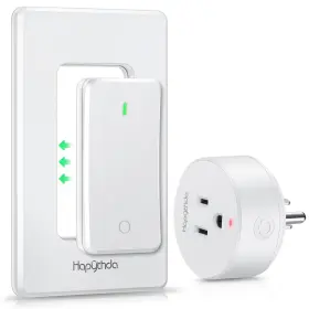 Sw-r05 Hapythda Sw-ak1&sw-r05 Remote Control Outlet Buckle Design Removable Wireless Wall Mounted Light Sw