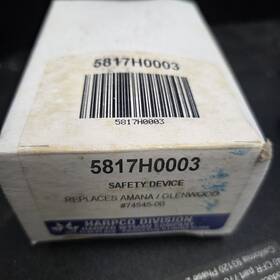 Harpco Division 5817h0003 Safety Device For Amana And Glenwood Appliances