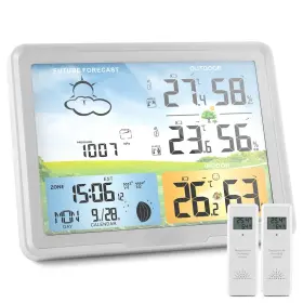 Qxz-20b Haureigi Home Weather Stations Wireless Indoor Outdoor Thermometer Portable Digital W
