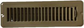 Hbw 963063153624 Rv And Home Brown Stamped Steel Floor Diffuser/register With Damper 10 Inch X 2