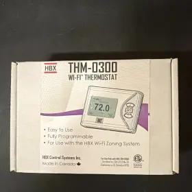 Zon-0550 Hbx Thm-0300 Wi Fi Programmable Thermostat For White