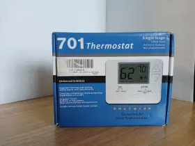 Heagstat 313057335309 Non-programmable Thermostats For Home 1 Heat/ Cool With 4.5 Sq