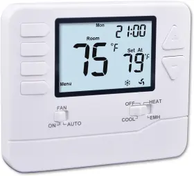 H721 Heagstat 445009351310 Non-programmable Heat Pump Thermostat 2 Heat/1 Cool With 4.5 Sq. Inch Dis