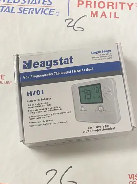 H701 Heagstat Heat/cool Single Stage Non-programmable Electronic Thermostat