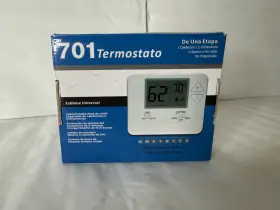 Sw701 Heagstat H701 Non-programmable Single Stage Digital Thermostat With Large Lcd Display - New
