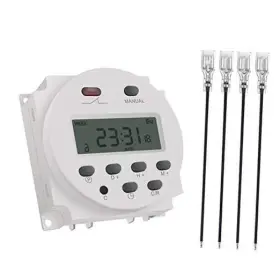 Aub08ctgxtld Hechengdianzi Cn101a 12v Timer Switch 7 Days Weekly Programmable Digital Time Relay Dc/ac