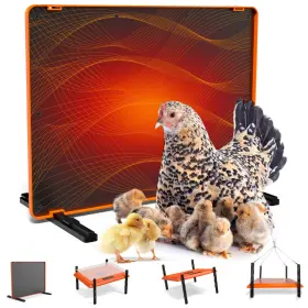 Hc-hp01 Homcolorful Smart Chick Brooder Heating Plate 12 Inch X16 Heat For 20 Chicks