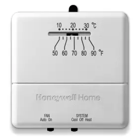 Ct31a1003 Home 445031465443 Non Programmable Thermostat For Heat And Cool Systems White