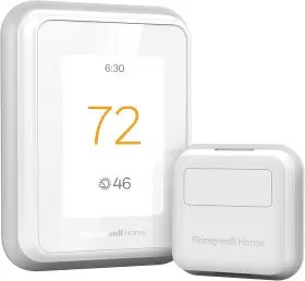 Home 705353645273 Wifi Smart Thermostat 1 Room Sensor Touchscreen Display Built-in Speaker