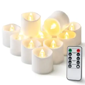 H2450bkqdbkyk24-nb Homemory 24pack 400 Hour Remote Control Flameless Candles 2/4/6/8h Timer Led