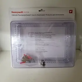 Cg512a Honeywell 044038026250 Large Thermostat Guard - Locking Clear Plastic With 2 Keys
