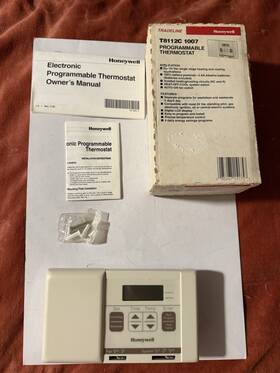 Honeywell 085267151757 Tradeline T8112c 1007 Programmable Thermostat