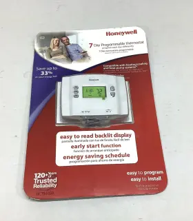 Honeywell 085267186285 7-day Programmable Thermostat Temperature Control Rct8103a-white