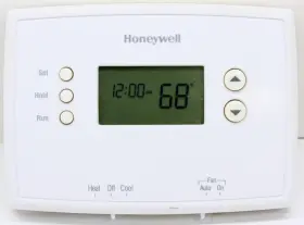 Rth221b-1012 Honeywell 221b1039 7 Day Programable Backlit Thermostat Disp Heat And Cooling