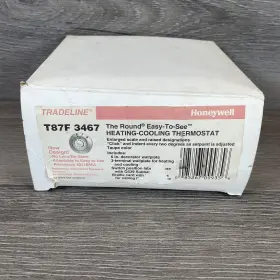 T87f Honeywell 3467 Easy-to-see Analog Heating Cooling Thermostat Enlarged Scale